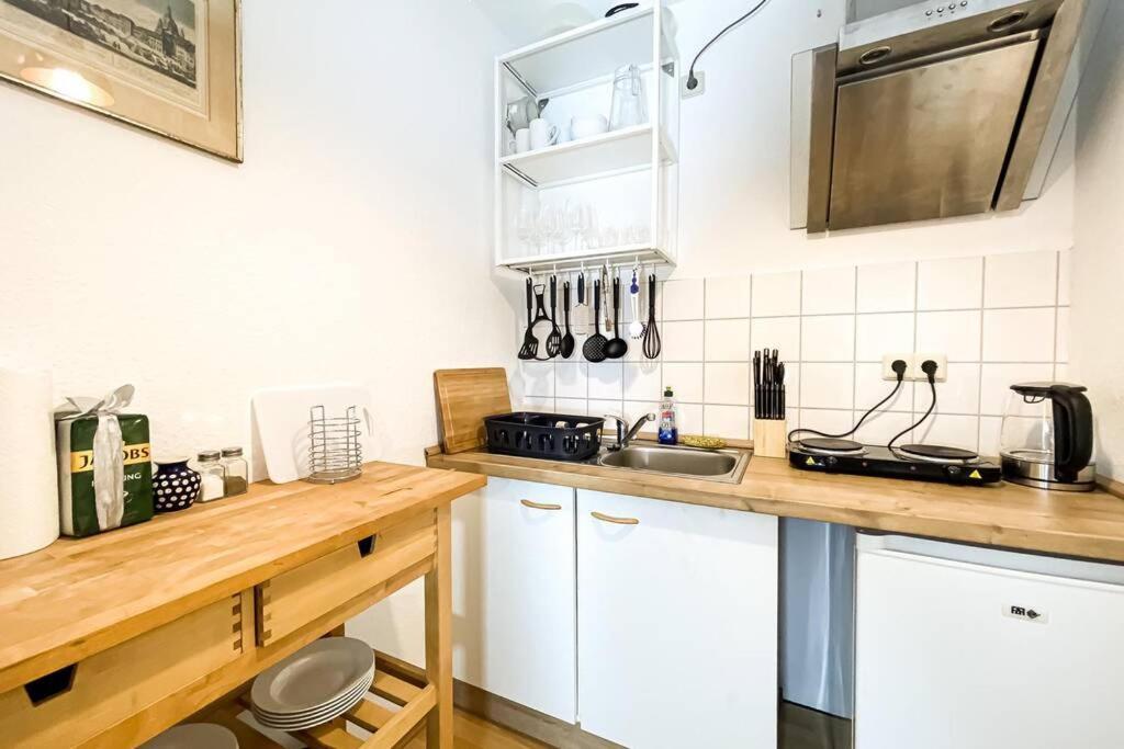 Apartment Am Auensee Mit Grosser Terrasse & Privat-Parkplatz Leipzig Buitenkant foto