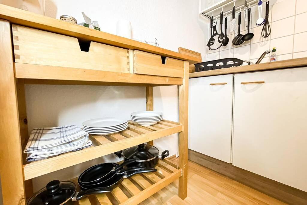 Apartment Am Auensee Mit Grosser Terrasse & Privat-Parkplatz Leipzig Buitenkant foto